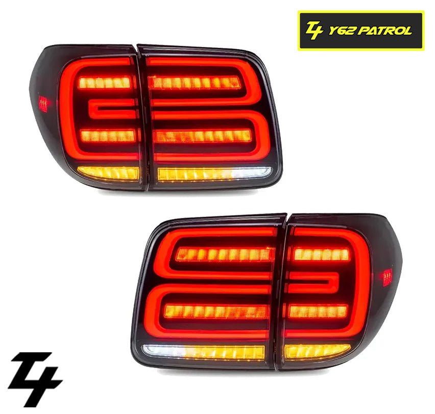 Nissan Patrol Y62 2011 - 2018 LED Tail Lights - Tech4tourers