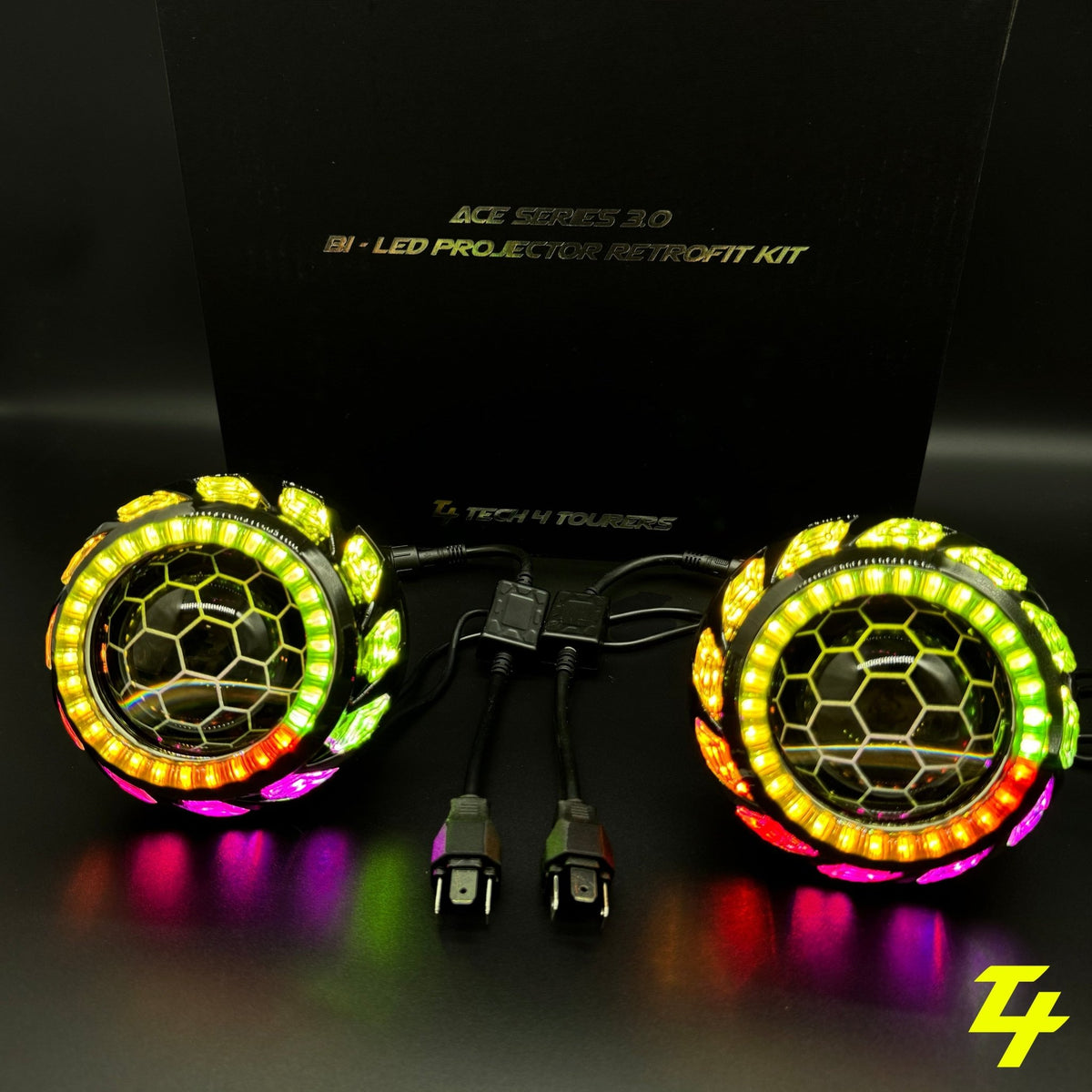 DIY Projector Retrofit Kit - Turbine V3 - Tech4tourers