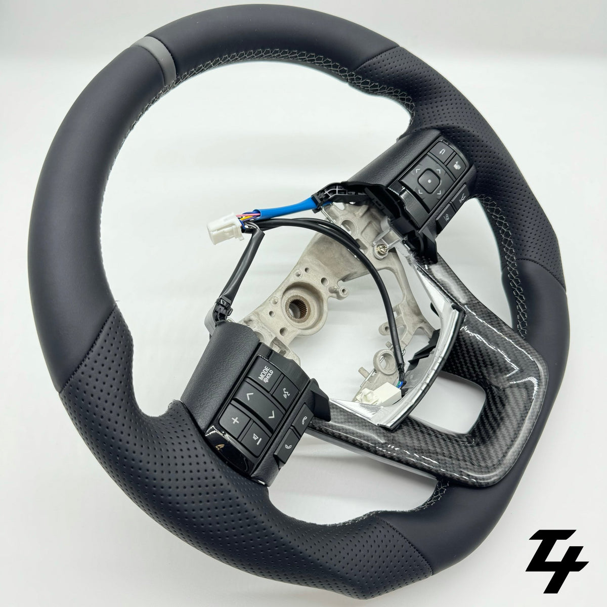 Premium Steering Wheel - Genuine Leather suitable for use with Toyota LandCruiser 70 2024 - On - Tech4tourers