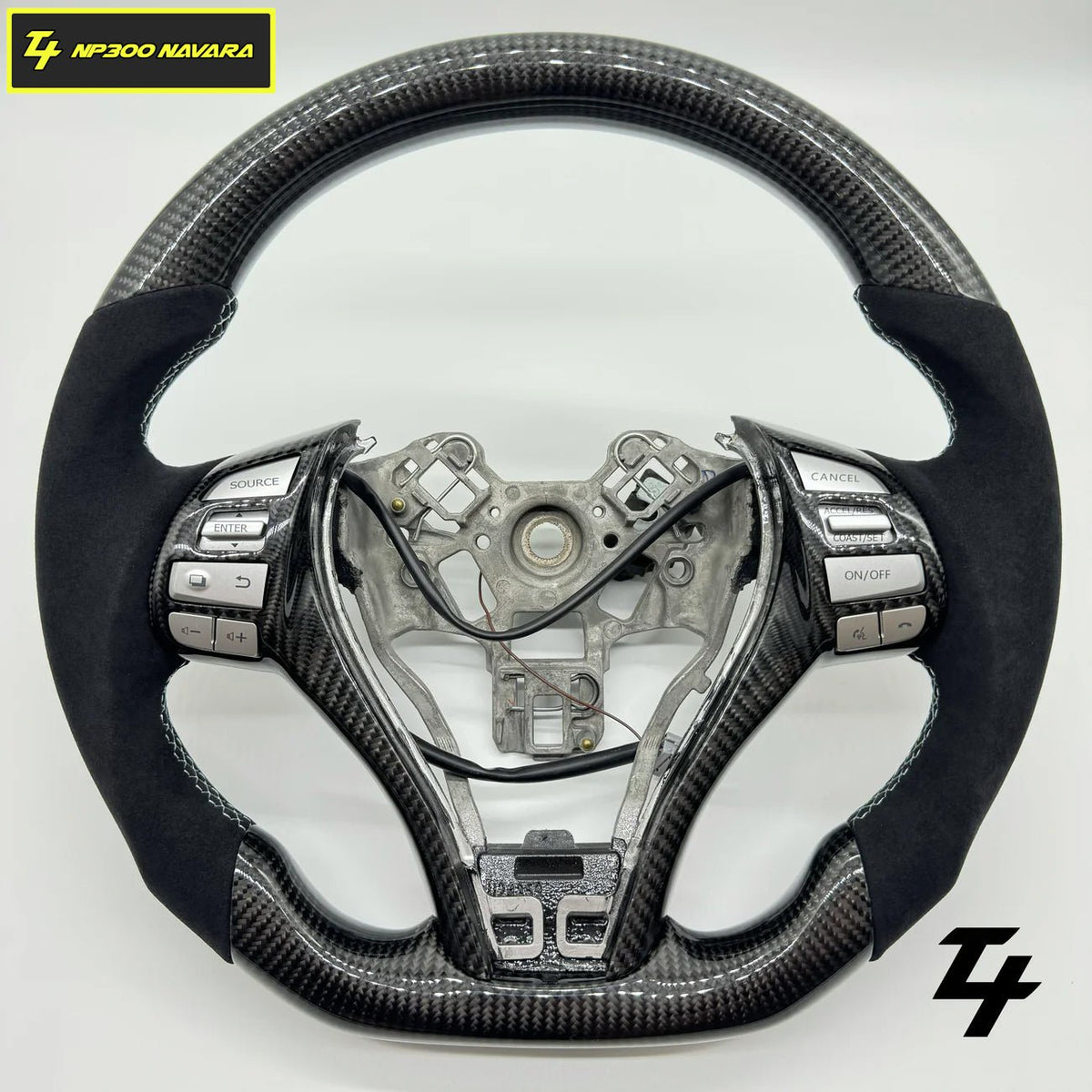 Nissan Navara Np300/D23 Premium Steering Wheel - GENUINE Alcantara - Tech4tourers