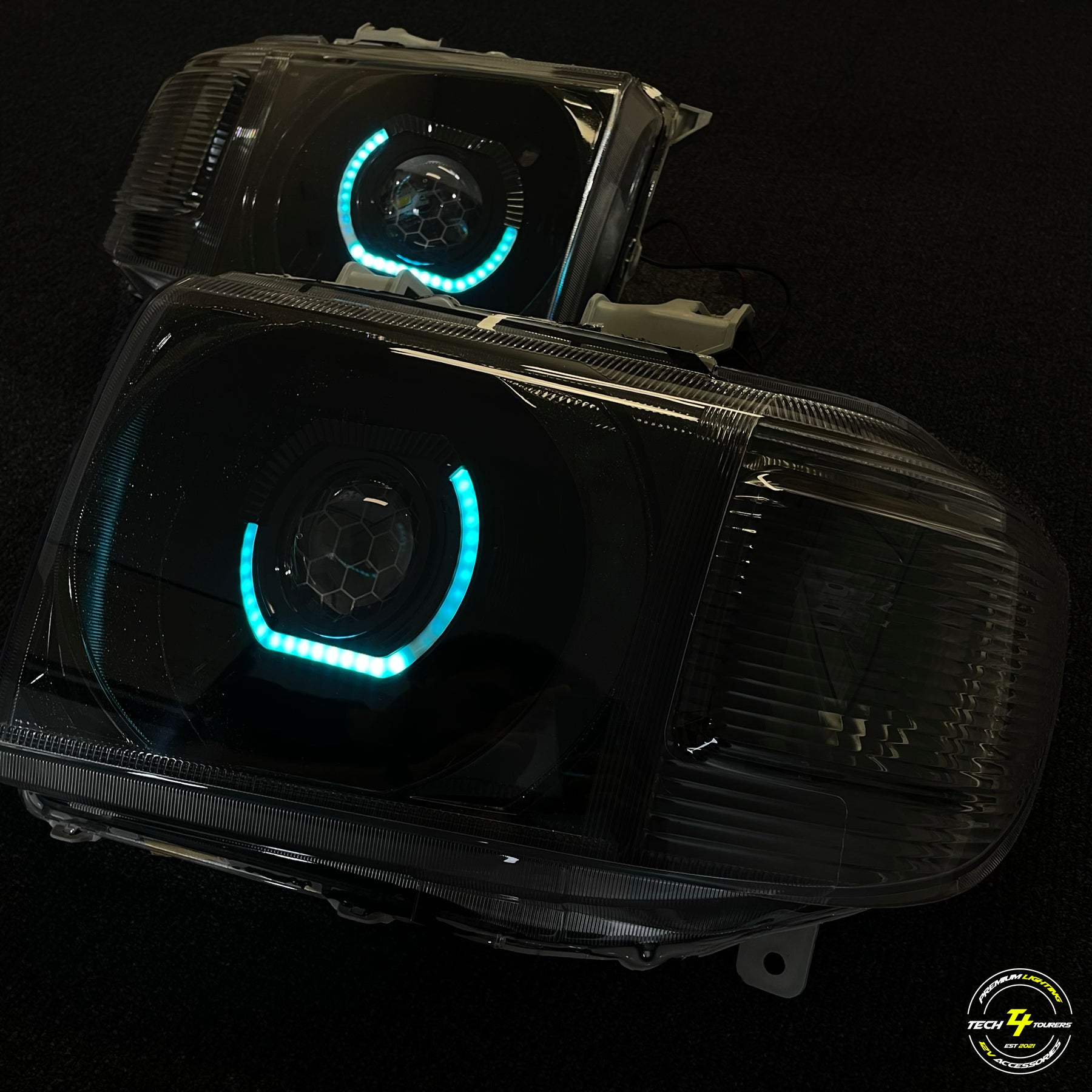 Premium Projector Headlights suitable for use with Toyota LandCruiser 70 Series