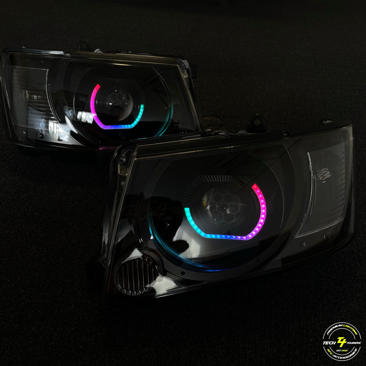 Nissan Patrol Gu S4 Projector/Custom Headlights - Tech4tourers