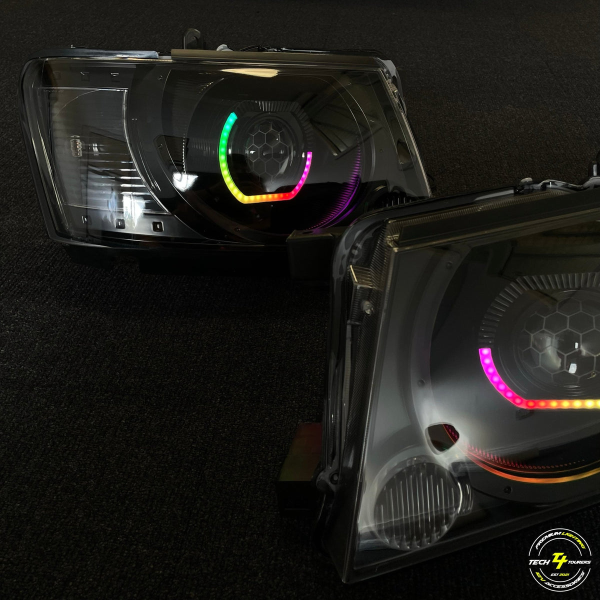 Nissan Patrol Gu S4 Projector/Custom Headlights - Tech4tourers