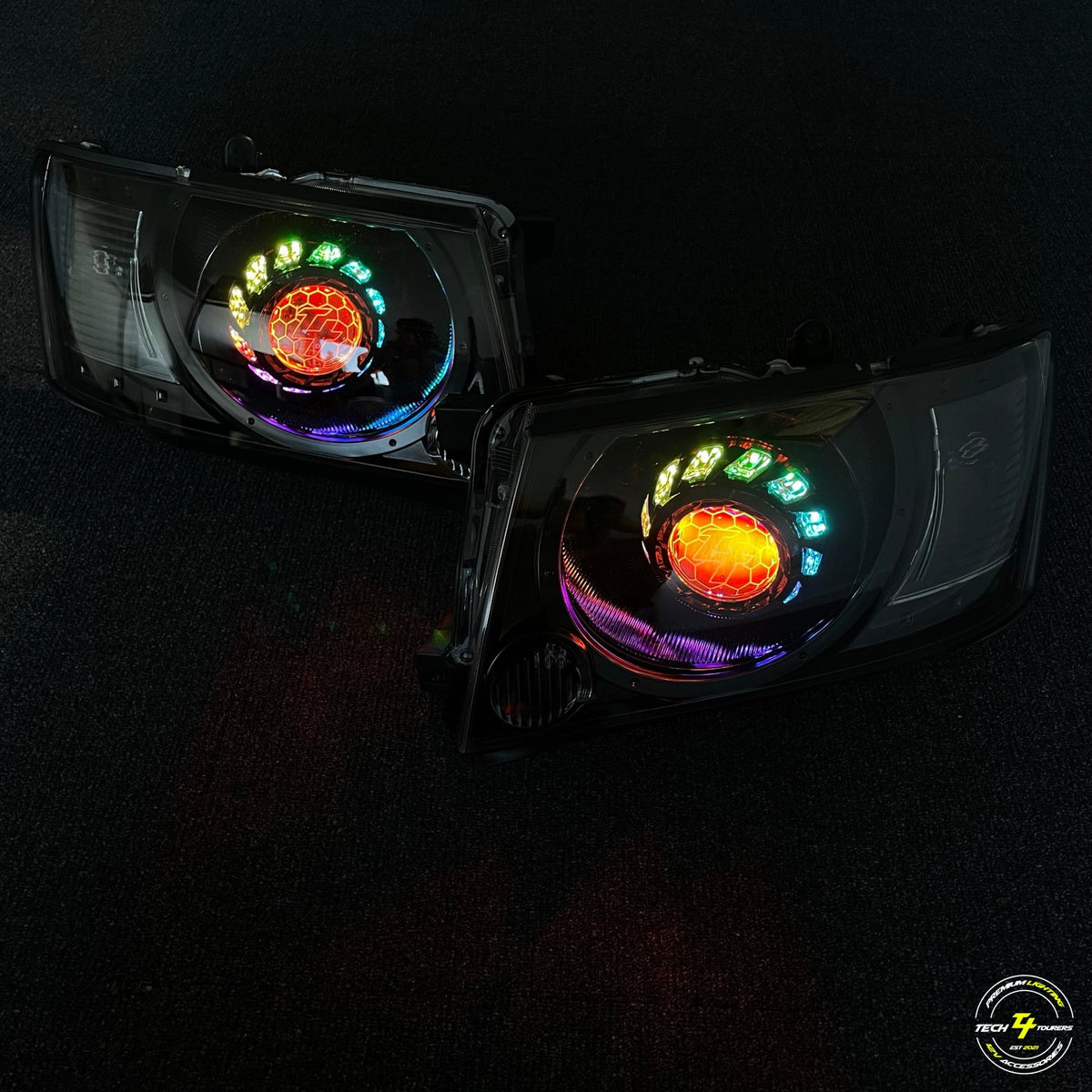 Nissan Patrol Gu S4 Projector/Custom Headlights - Tech4tourers