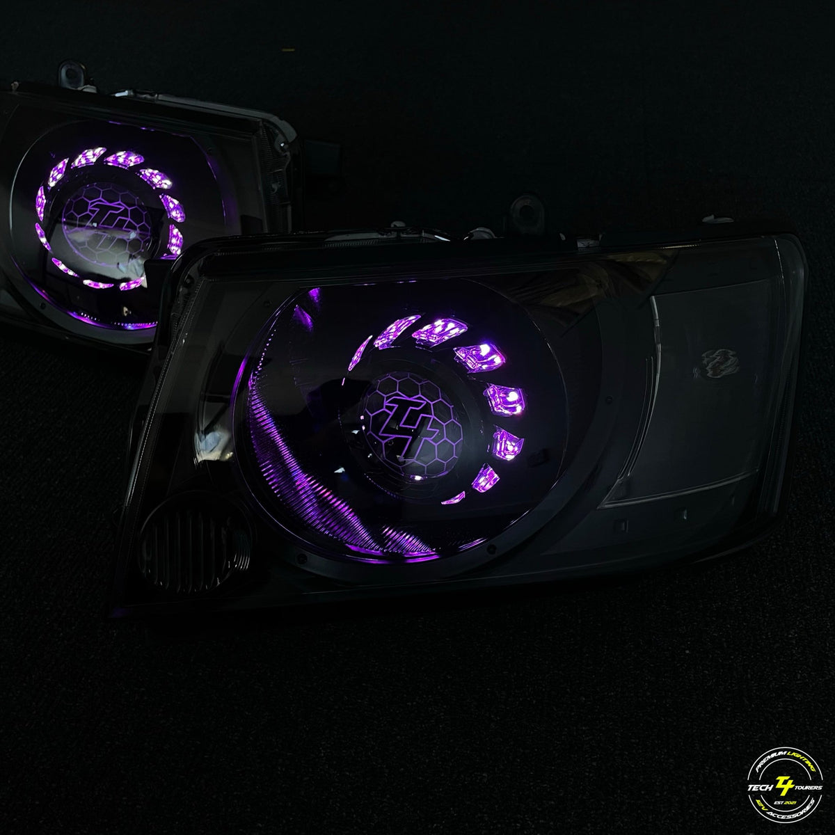 Nissan Patrol Gu S4 Projector/Custom Headlights - Tech4tourers
