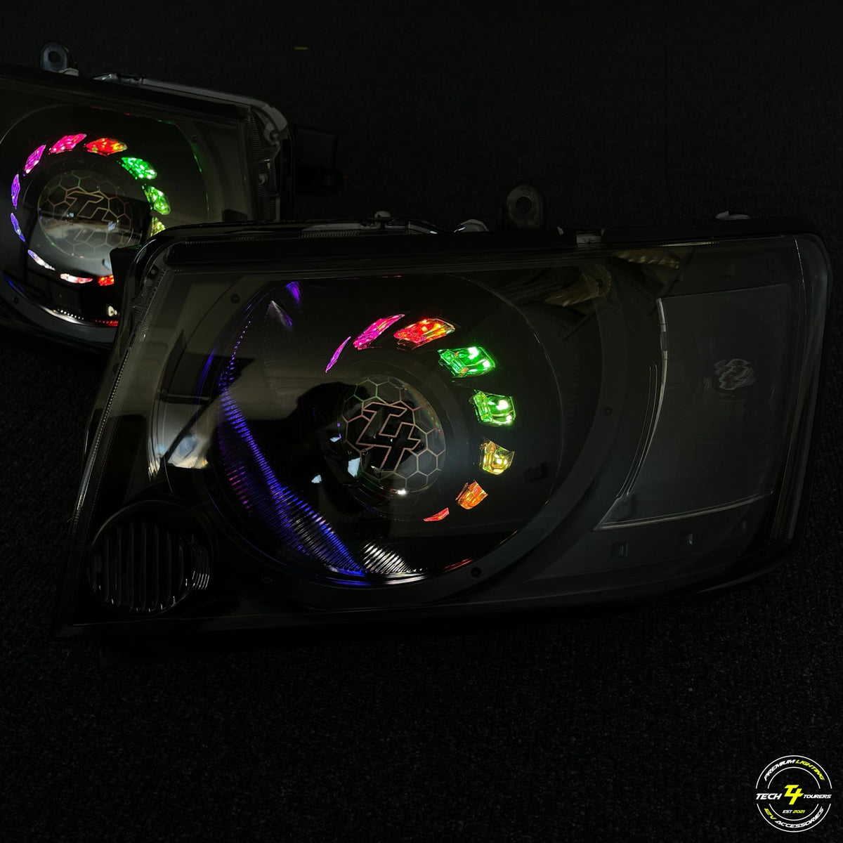 Nissan Patrol Gu S4 Projector/Custom Headlights - Tech4tourers