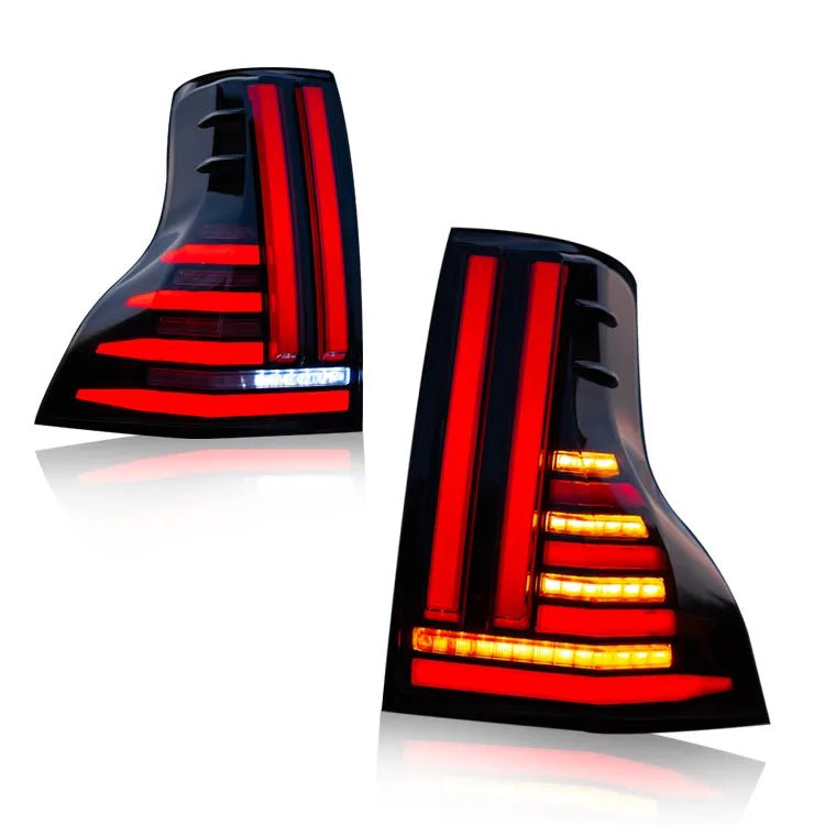LED Tail Lights suitable for use with Toyota Prado 150 2010 - 2023 - Tech4tourers