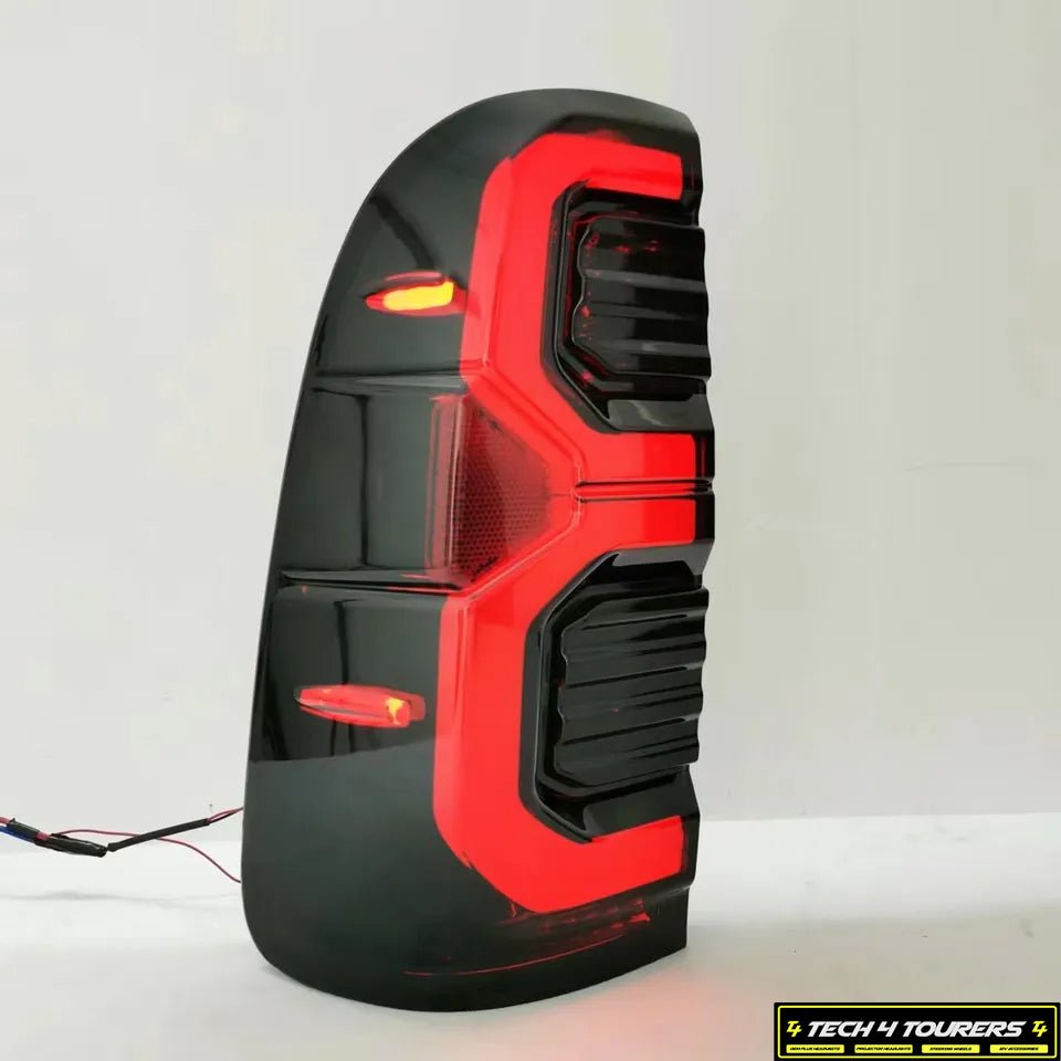 LED Tail Lights - Sequential Indicator + Start up automation suitable for use with Toyota Hilux N70 - Tech4tourers