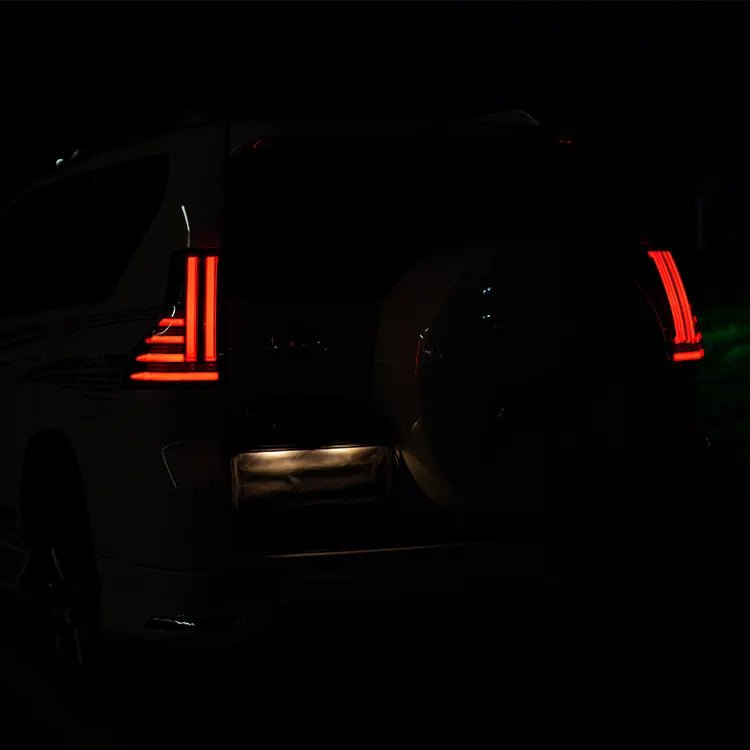 LED Tail Lights suitable for use with Toyota Prado 150 2010 - 2023 - Tech4tourers