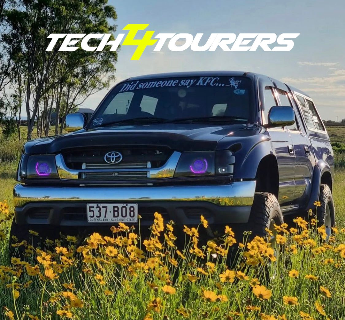 Premium Projector Headlights suitable for use with Toyota Hilux N60 - Tech4tourers