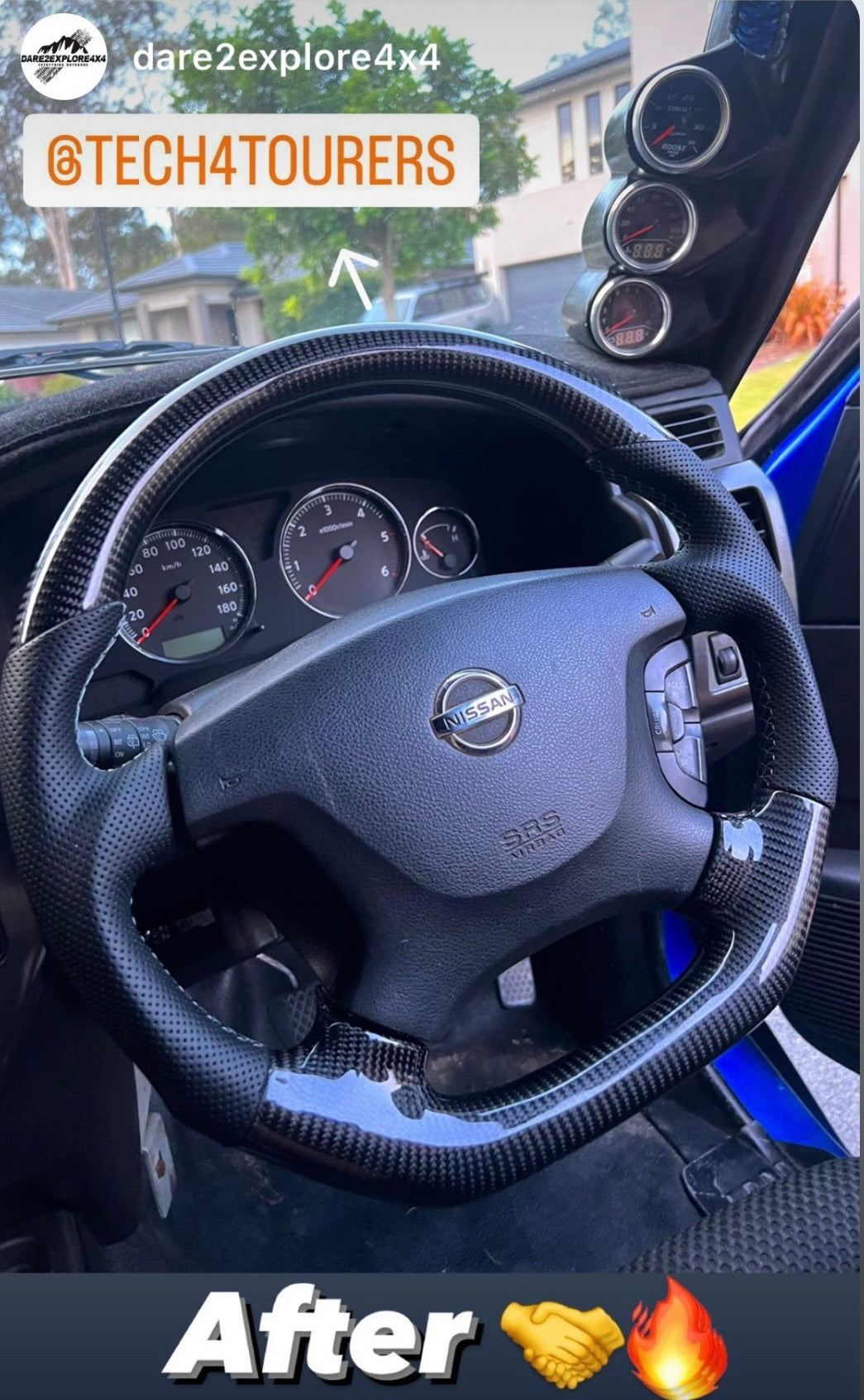 nissan patrol custom steering wheelNissan Patrol Gu Y61 Premium Steering Wheel - GENUINE Leather