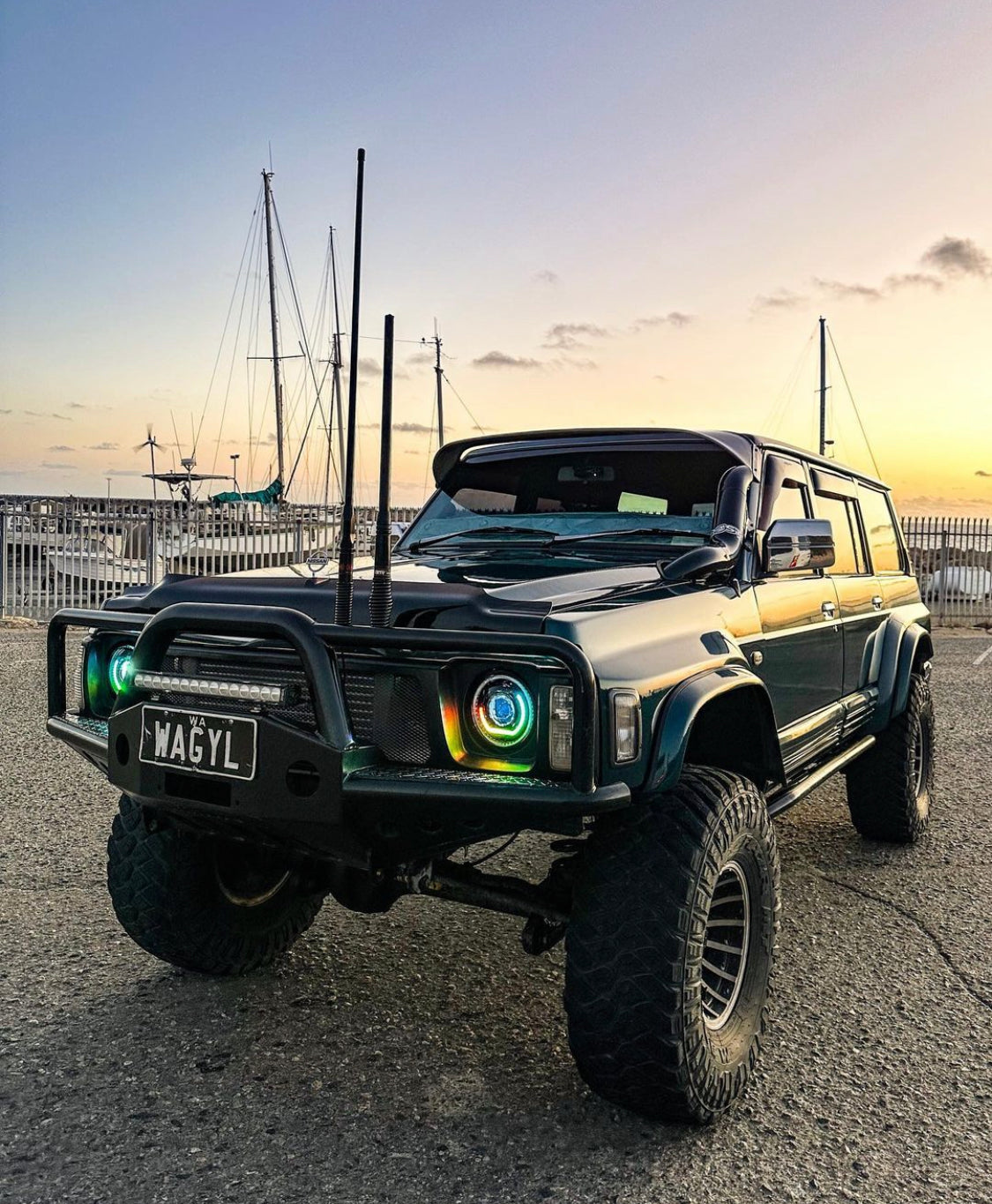 7inch round custom headlights