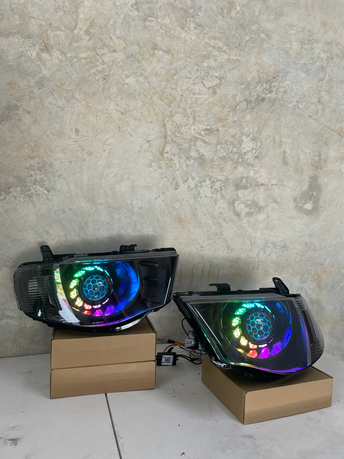 Mitsubishi Triton MN Projector Custom Headlights