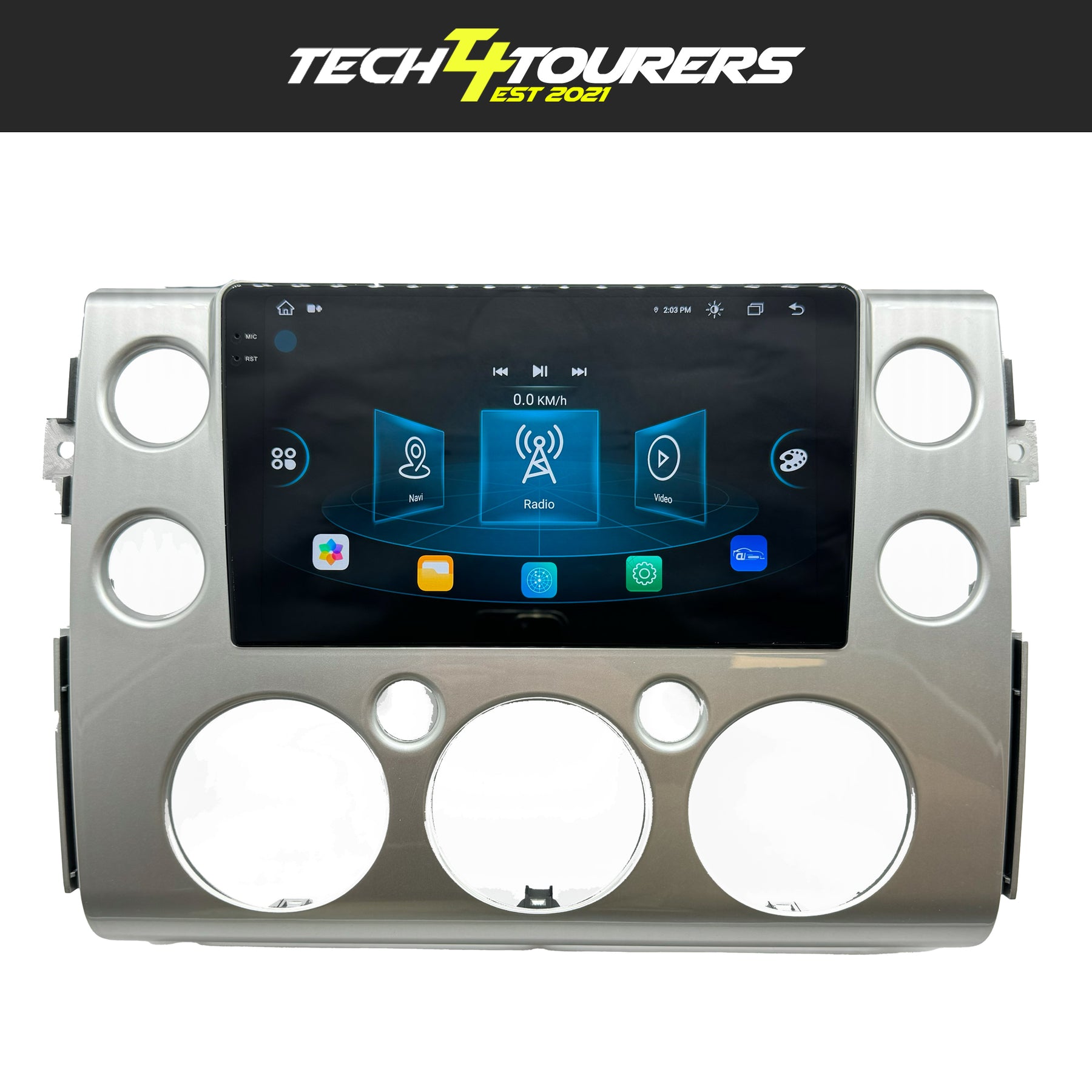 Toyota FJ Cruiser Apple Car Play Head Unit