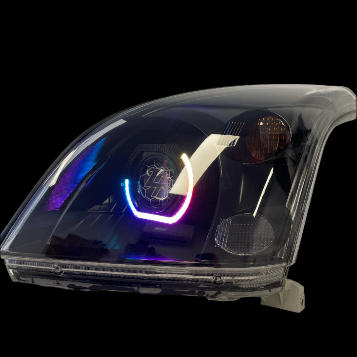 Premium Projector headlights suitable for use with Toyota Prado 120 series - Tech4tourers