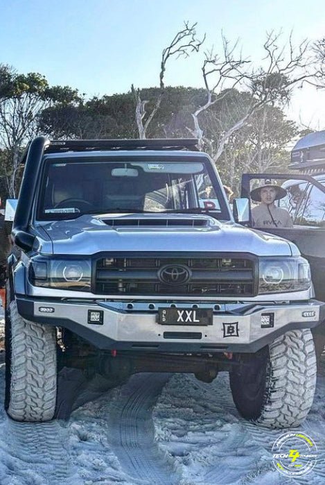Premium Projector Headlights suitable for use with Toyota LandCruiser 70 Series - Tech4tourers