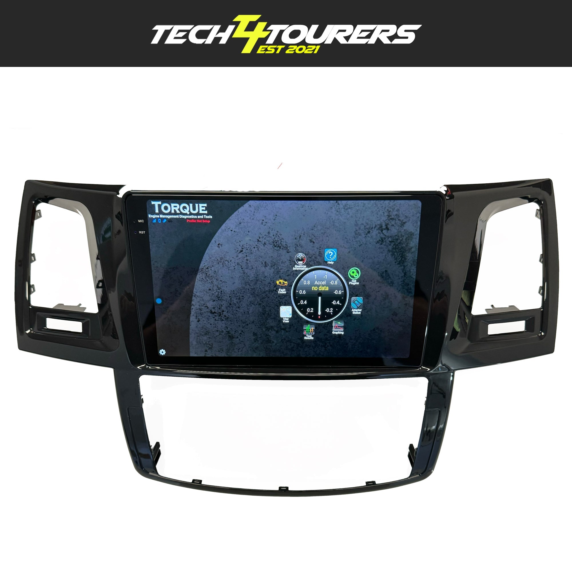 Apple Carplay Head Unit suitable for use with Toyota Hilux N70 2005 - 2015 - Tech4tourers