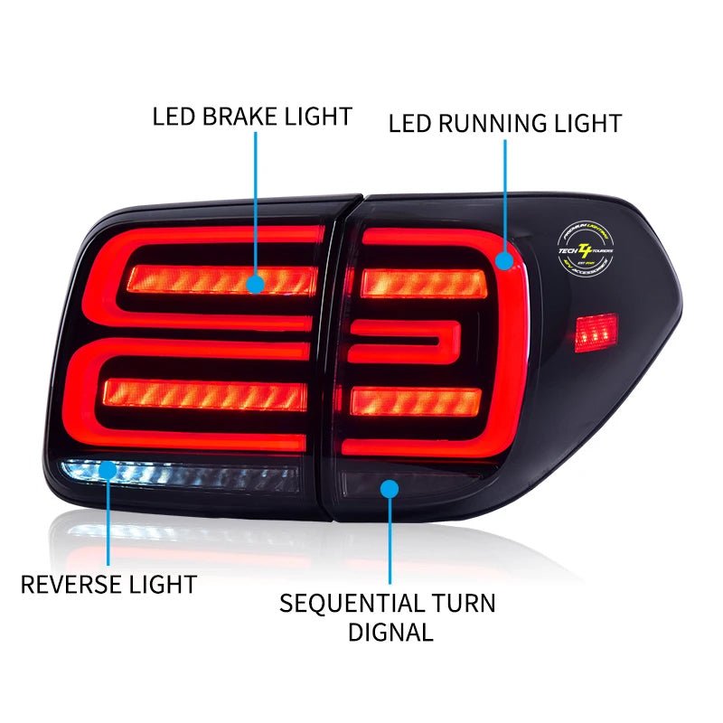 Nissan Patrol Y62 2011 - 2018 LED Tail Lights - Tech4tourers