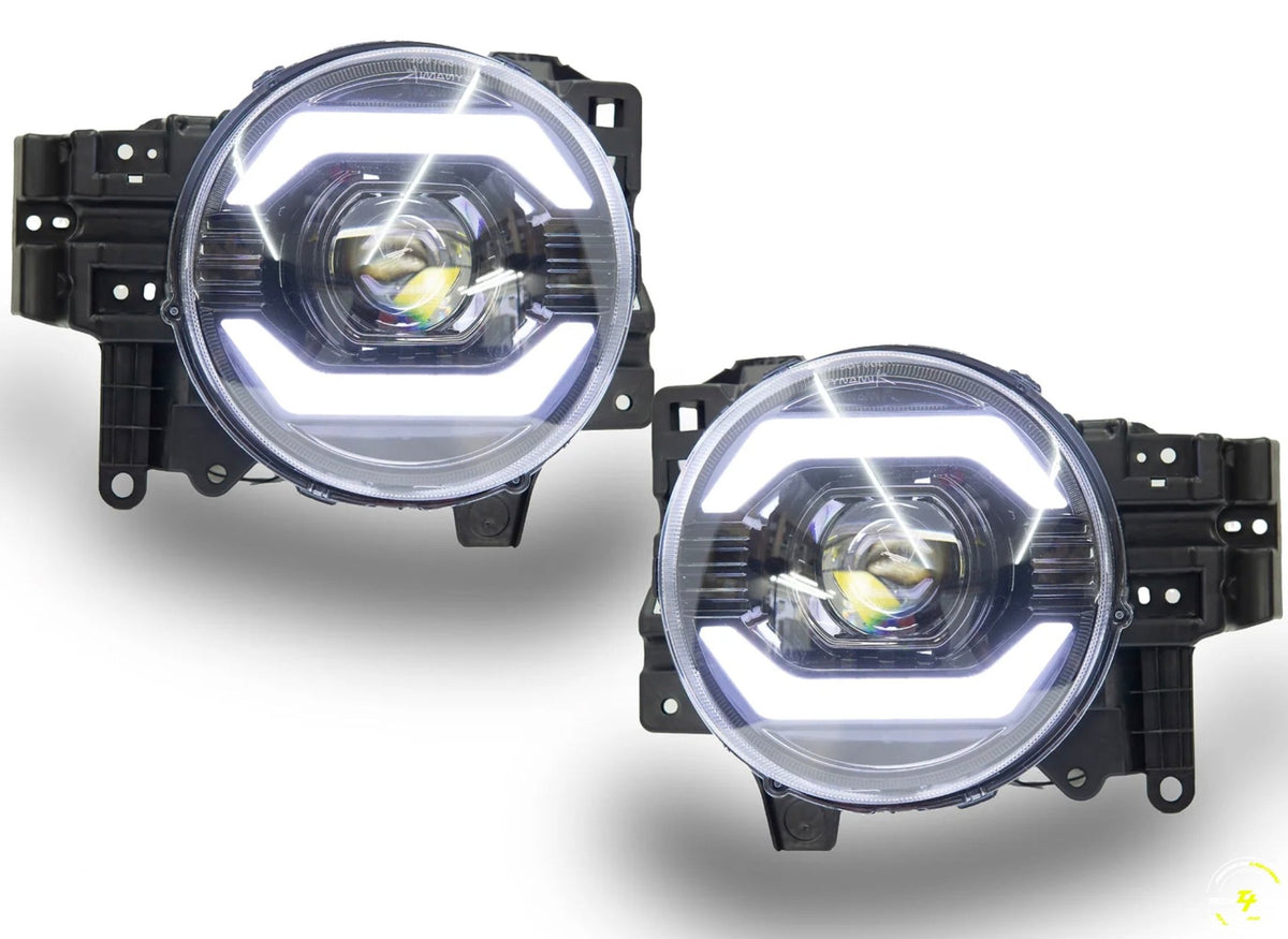 Premium Projector Headlights suitable for use with Toyota FJ Cruiser - Tech4tourers