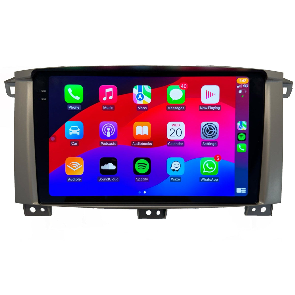 Toyota LandCruiser 100/105 Series (2002–2007) Apple CarPlay Head Unit - Tech4tourers