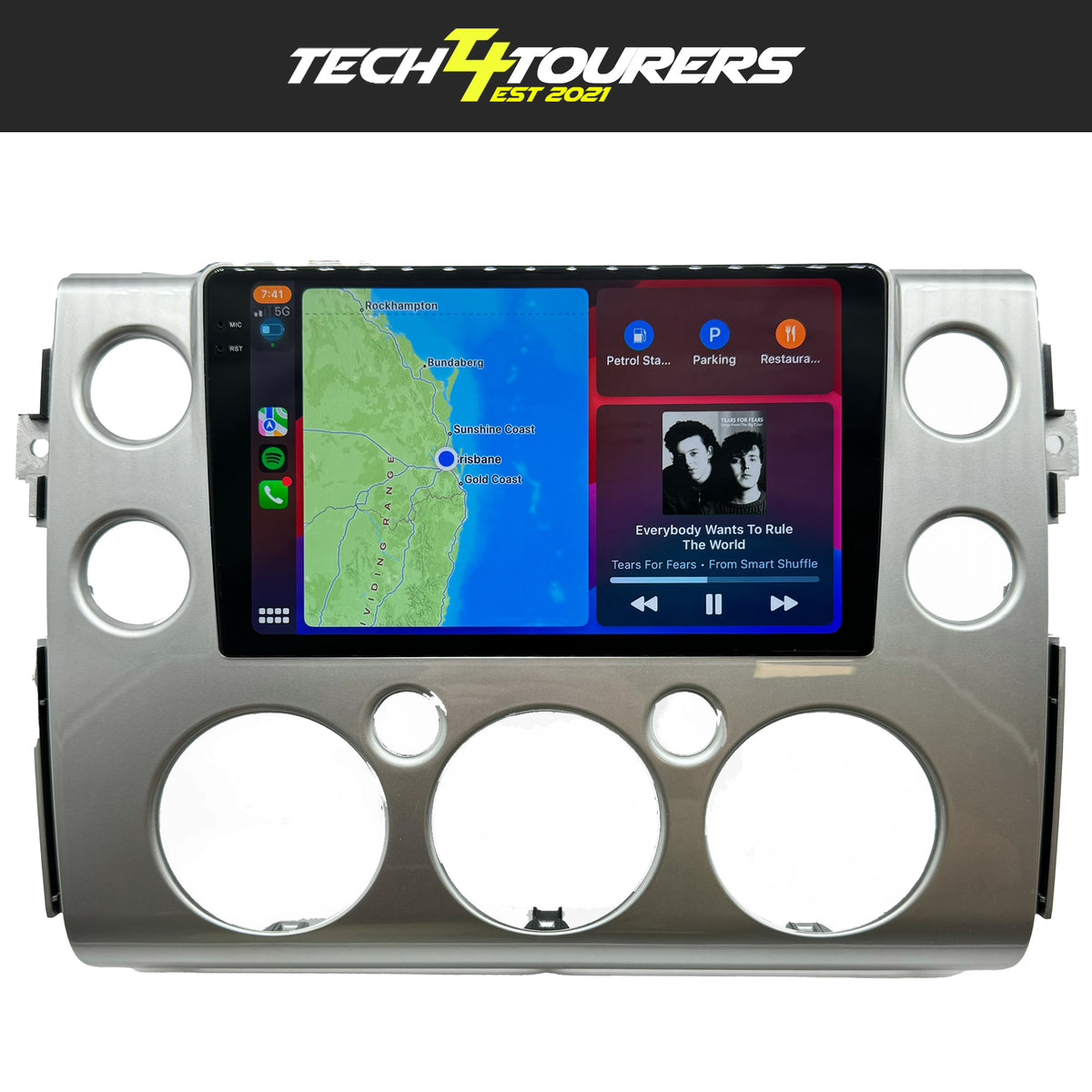 Toyota FJ Cruiser Apple Car Play Head Unit