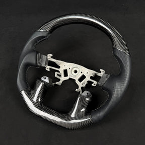 Nissan Patrol Y62 2012-2024 Premium Steering Wheel - Genuine Perforated Leather & Carbon Fiber - Tech4tourers