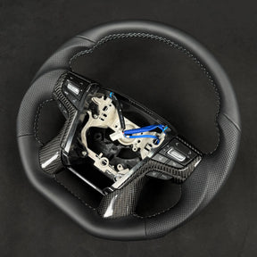 Premium Steering Wheel - Suitable for use with Toyota LandCruiser 200 Series 2015-2021 Genuine Perforated Leather - Tech4tourers