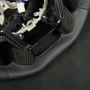 Premium Steering Wheel - Suitable for use with Toyota LandCruiser 200 Series 2015-2021 Genuine Perforated Leather - Tech4tourers