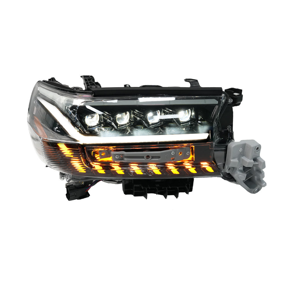 Premium Projector Headlights Suitable For Use With Toyota LandCruiser 200 Series 2016-2021