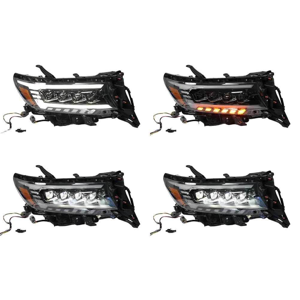 Premium Projectors Headlights Suitable For Use With Toyota Prado 2018-2024