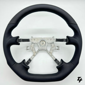 NISSAN PATROL GU Y61 PREMIUM STEERING WHEEL - FULL GENUINE LEATHER
