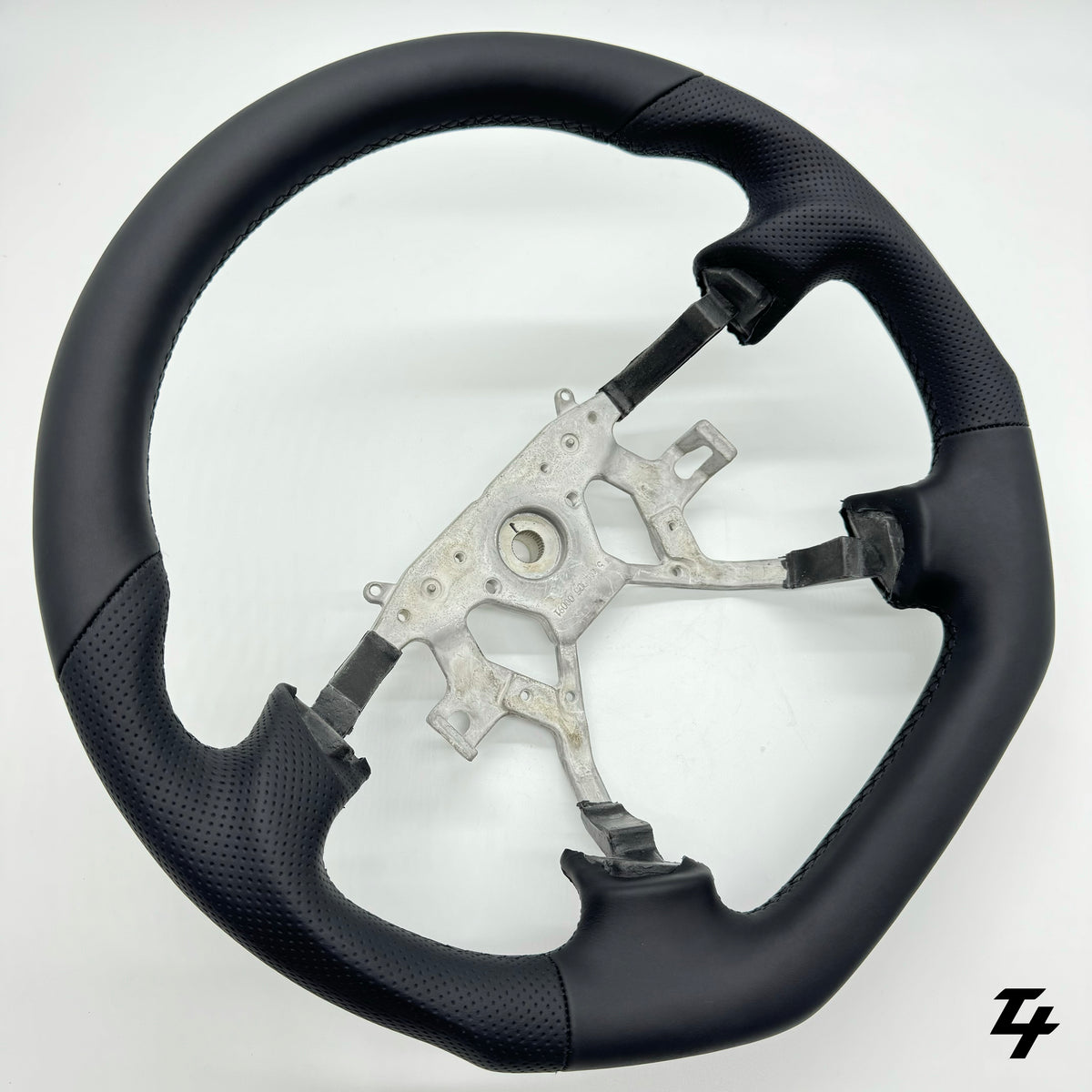 NISSAN PATROL GU Y61 PREMIUM STEERING WHEEL - FULL GENUINE LEATHER