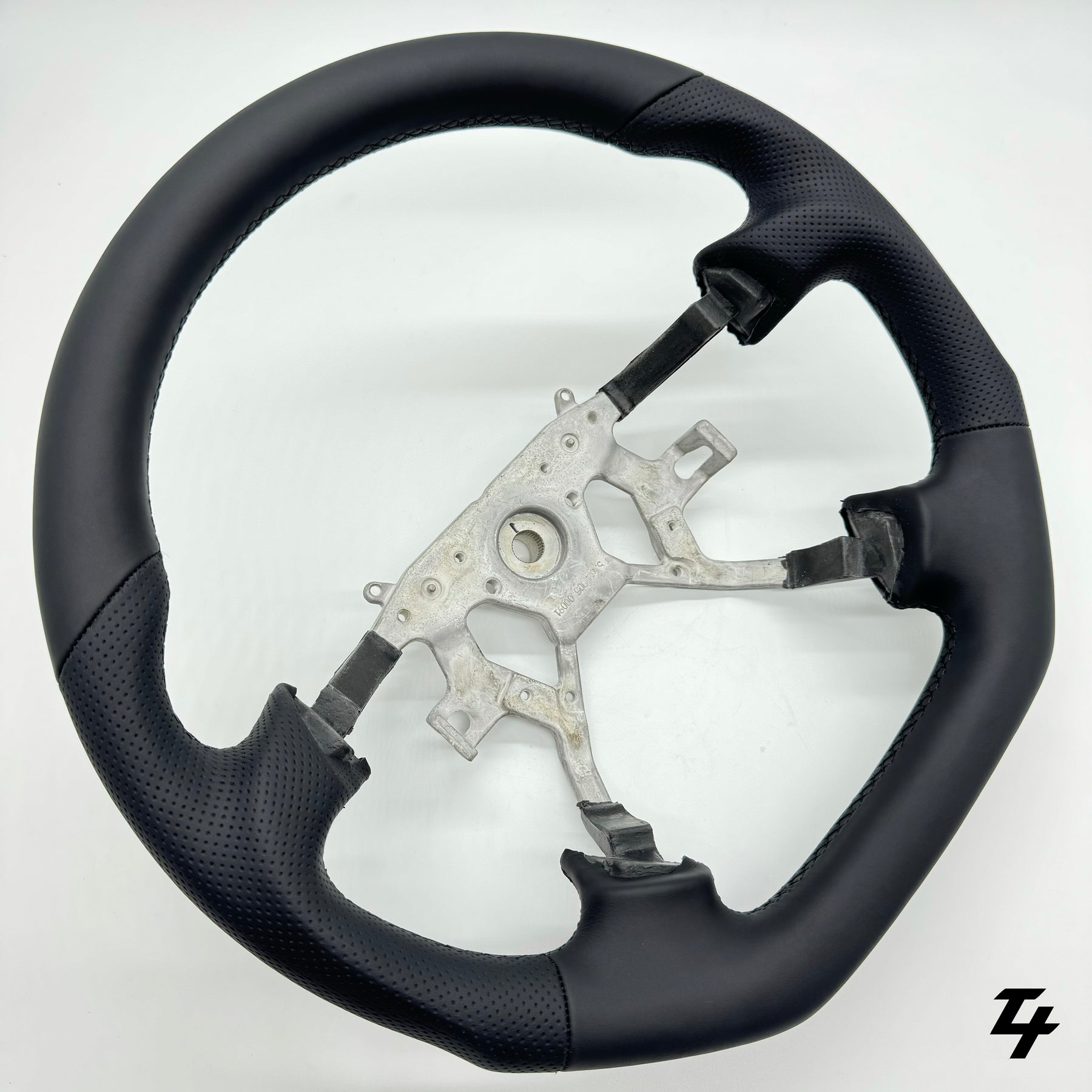 NISSAN PATROL GU Y61 PREMIUM STEERING WHEEL - FULL GENUINE LEATHER