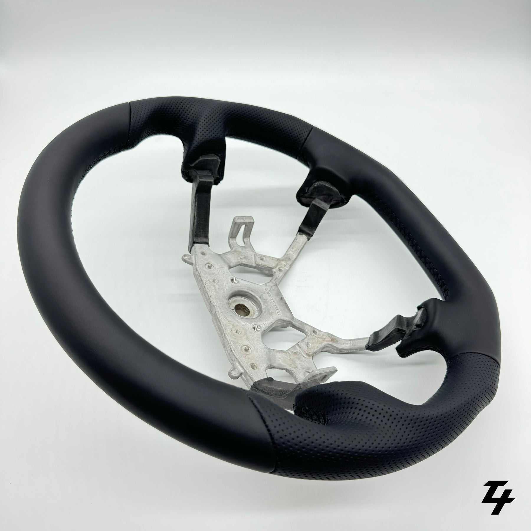 NISSAN PATROL GU Y61 PREMIUM STEERING WHEEL - FULL GENUINE LEATHER