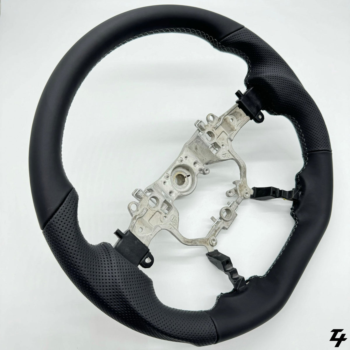 Premium Steering Wheel - Leather suitable for use with Toyota LandCruiser 200 Series 2015 - 2021 - Tech4tourers
