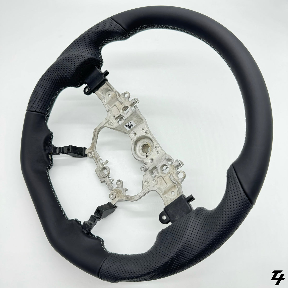 Premium Steering Wheel - Leather suitable for use with Toyota LandCruiser 200 Series 2015 - 2021 - Tech4tourers