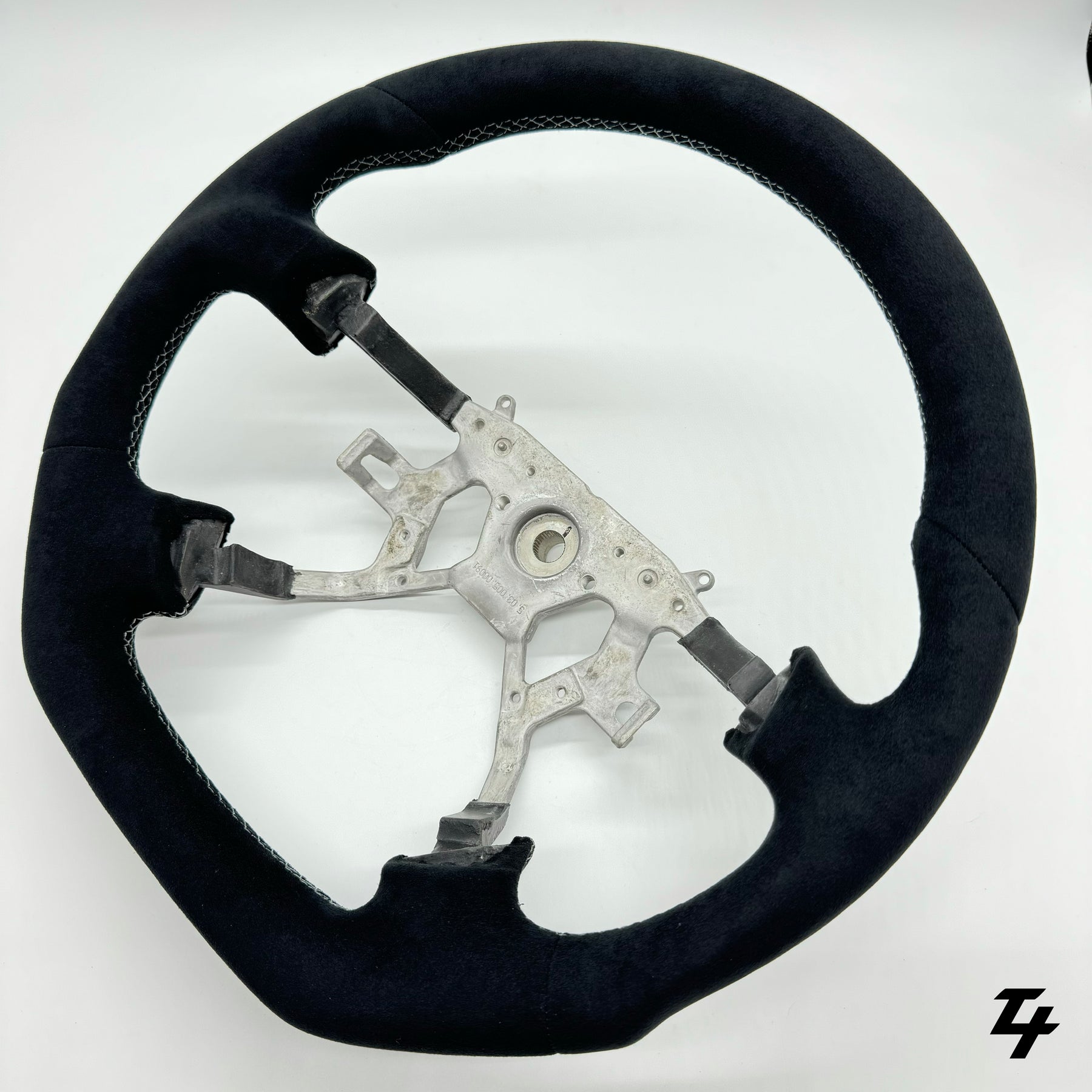 NISSAN PATROL GU Y61 PREMIUM STEERING WHEEL - FULL GENUINE AlCANTARA