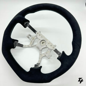 NISSAN PATROL GU Y61 PREMIUM STEERING WHEEL - FULL GENUINE AlCANTARA