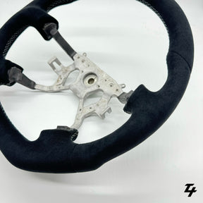 NISSAN PATROL GU Y61 PREMIUM STEERING WHEEL - FULL GENUINE AlCANTARA