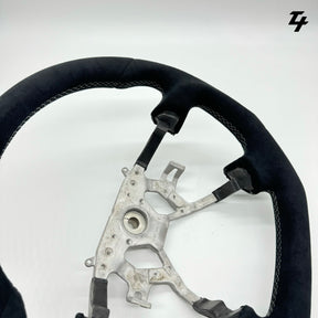 NISSAN PATROL GU Y61 PREMIUM STEERING WHEEL - FULL GENUINE AlCANTARA