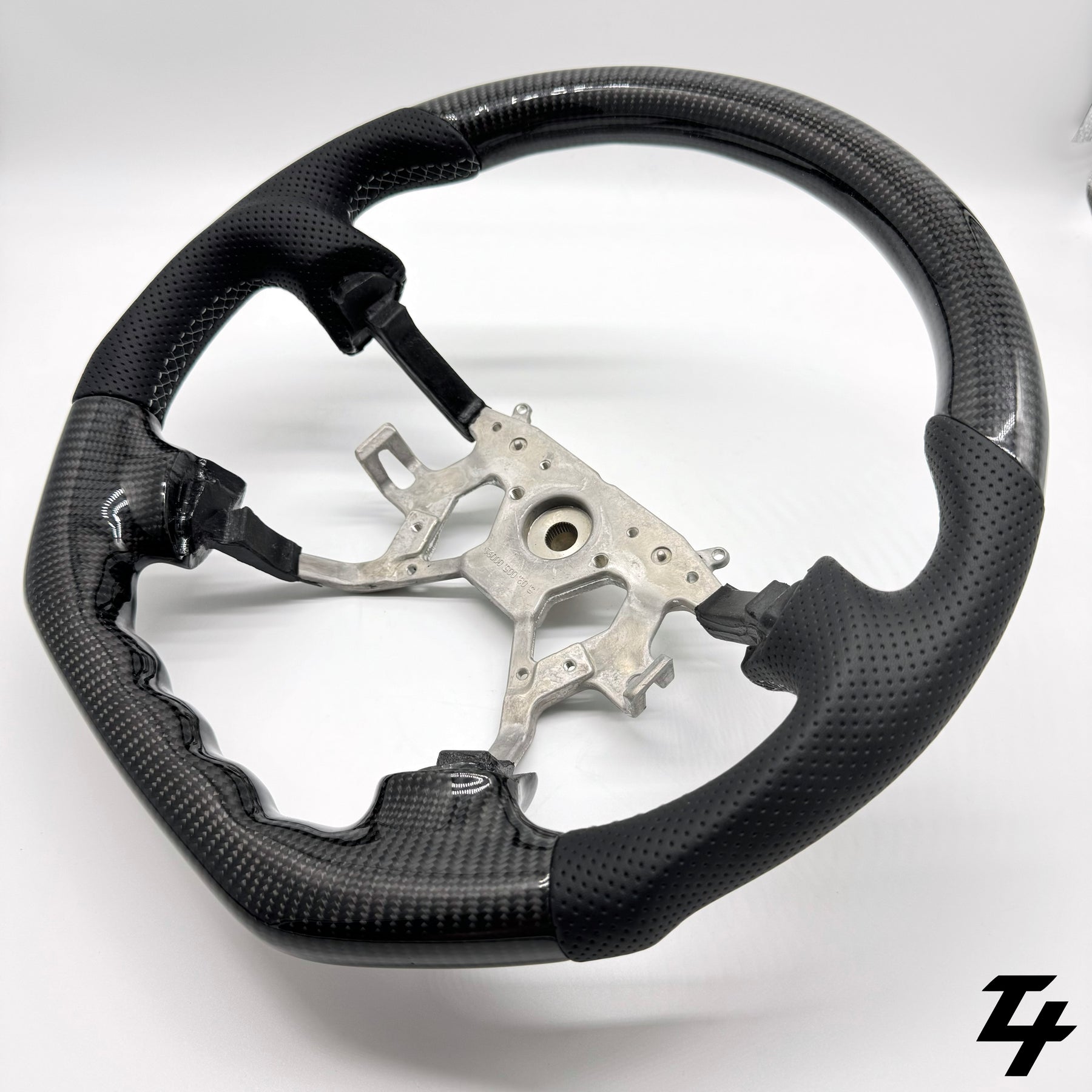 Nissan Patrol Gu Y61 Premium Steering Wheel - GENUINE Leather & Carbon Fiber