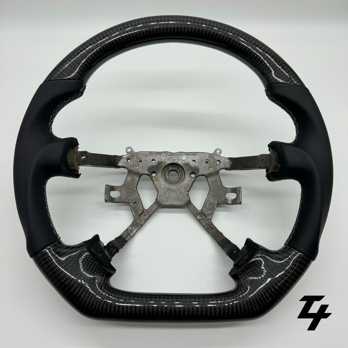 Nissan Patrol Gu Y61 Premium Steering Wheel - GENUINE Napa Leather - Tech4tourers