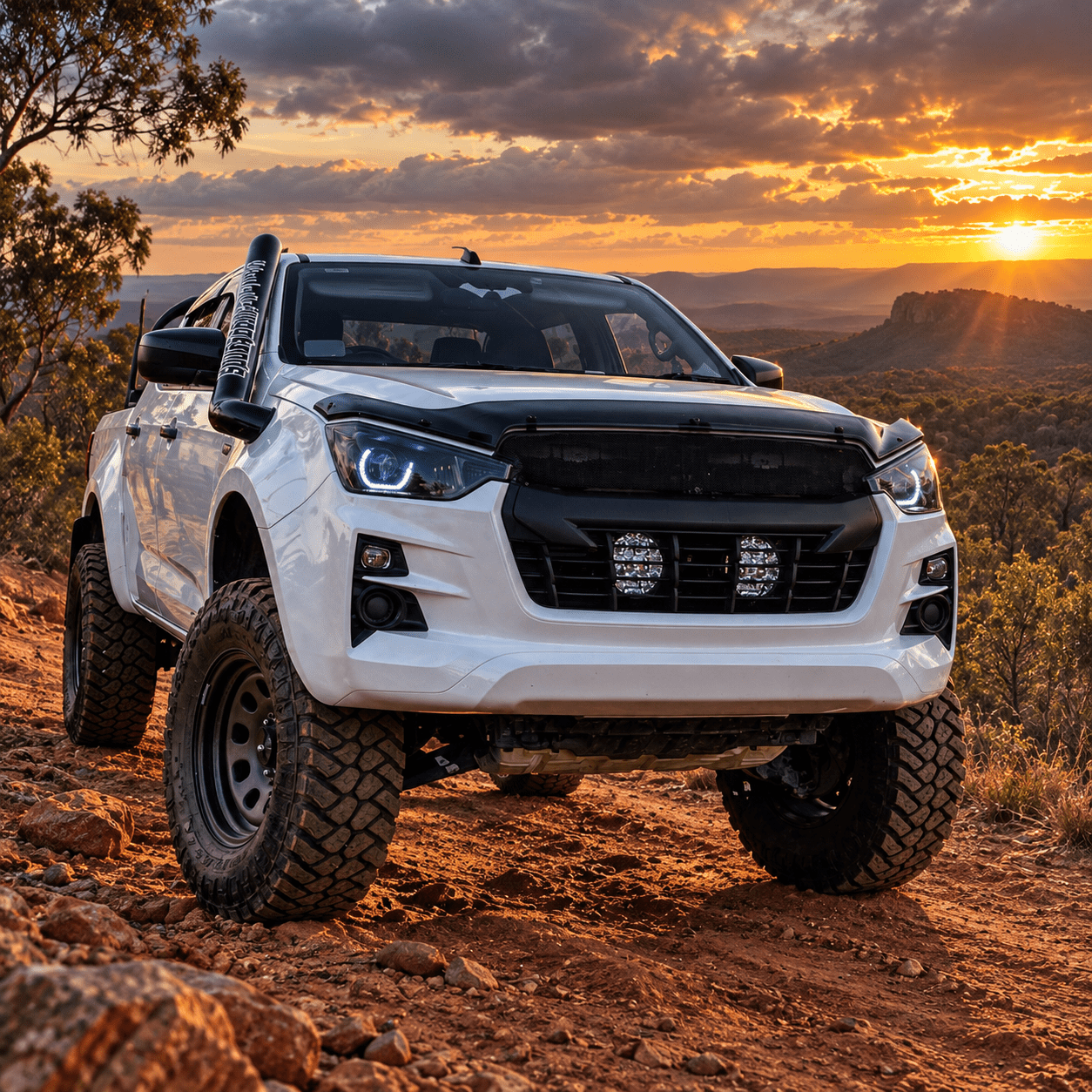 Isuzu D-Max 2020 - 2024 Custom/Premium Projector Headlights - Tech4tourers