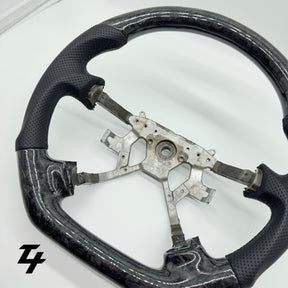 Nissan GU Patrol Y61 Premium Steering Wheel - GENUINE FORGED CARBON & LEATHER