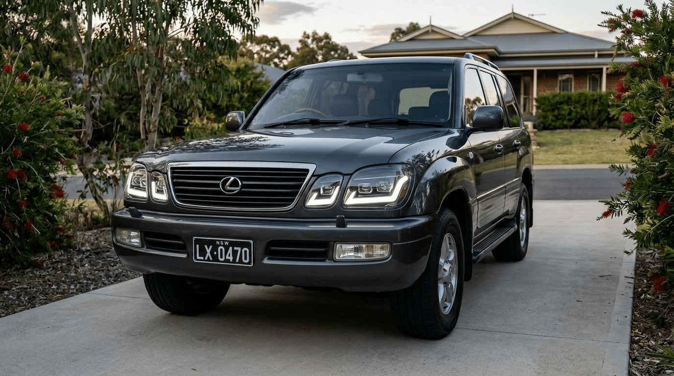 Premium Projector Headlights Suitable For Use With Lexus LX470 - Tech4tourers