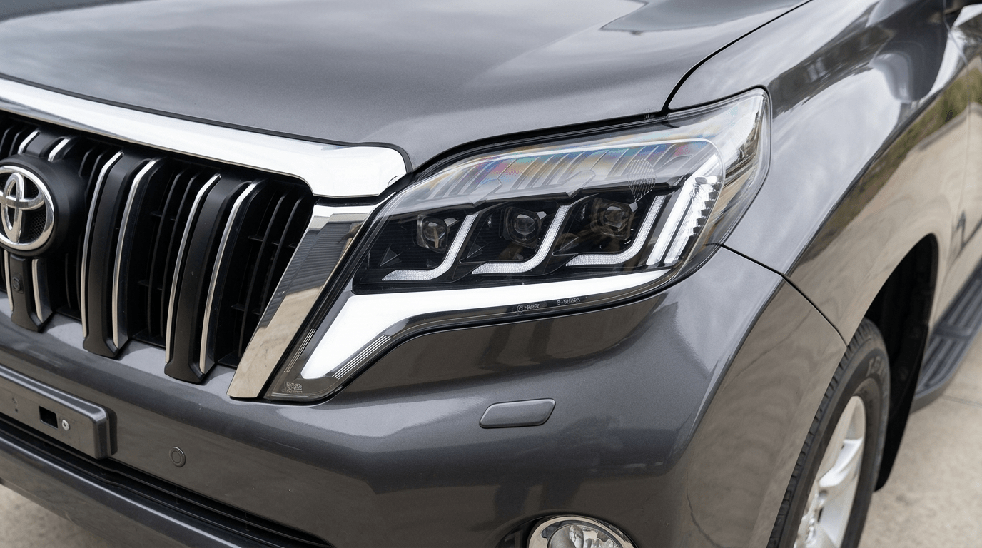 Premium Projectors Headlights Suitable For Use With Toyota Prado 2014 - 2017 - Tech4tourers