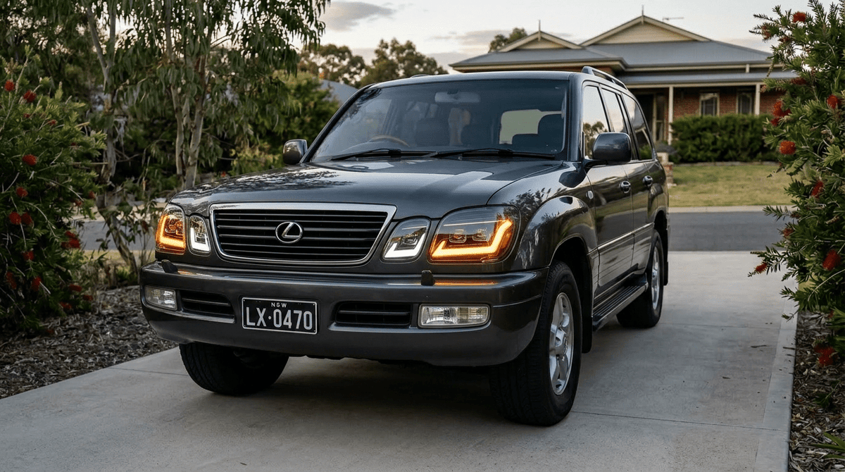 Premium Projector Headlights Suitable For Use With Lexus LX470 - Tech4tourers