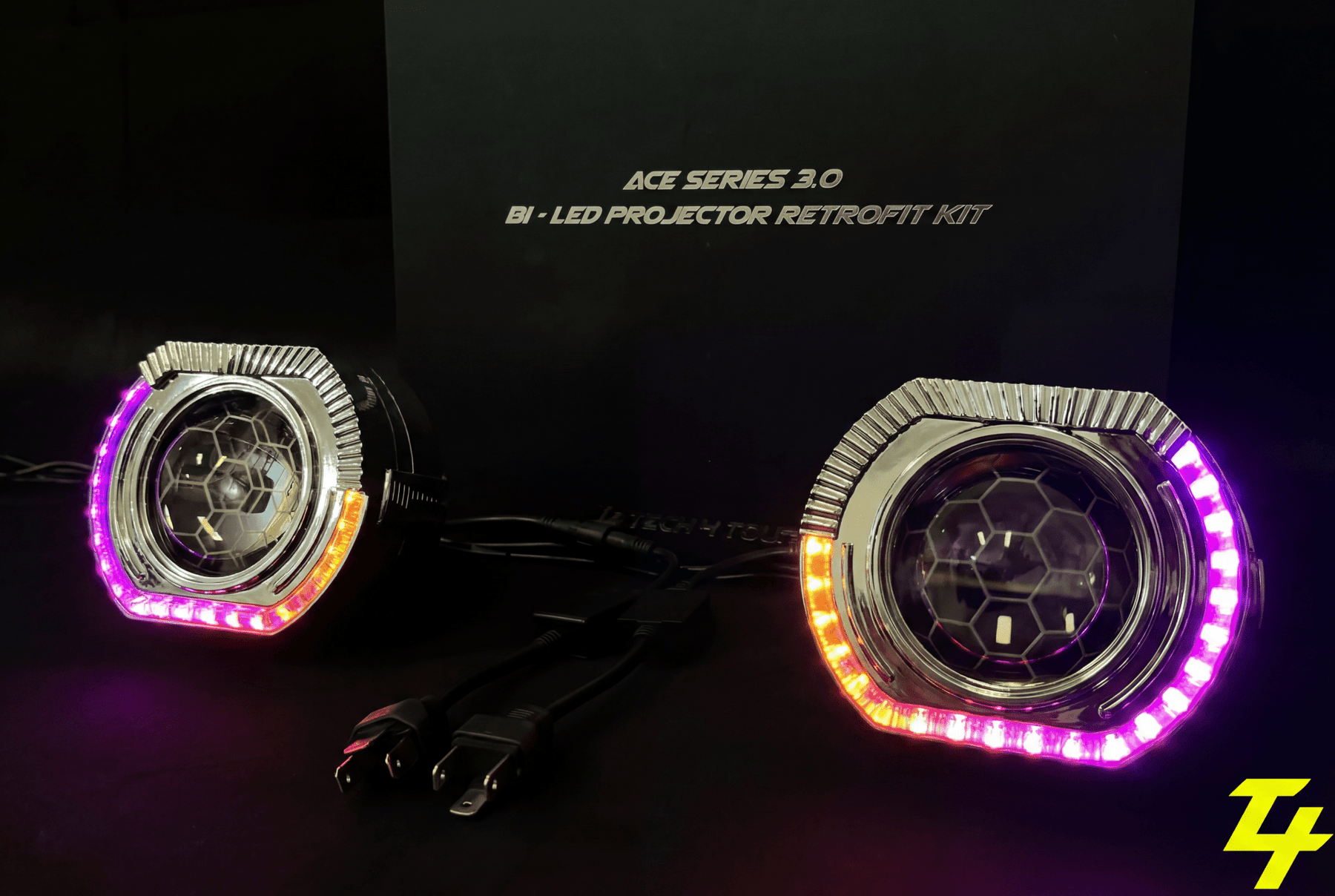 DIY PROJECTOR RETROFIT KIT - Hawk Eye 3.0" - Tech4tourers