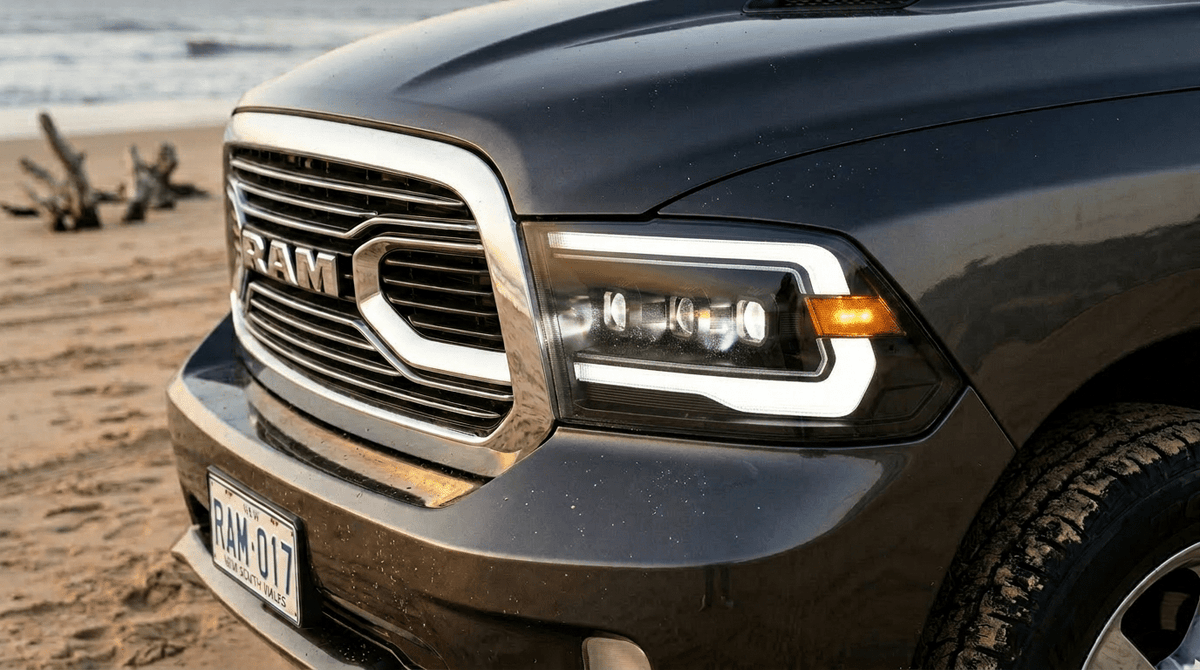 Dodge Ram 1500 2009 - 2018 Premium Projector Headlight - Tech4tourers