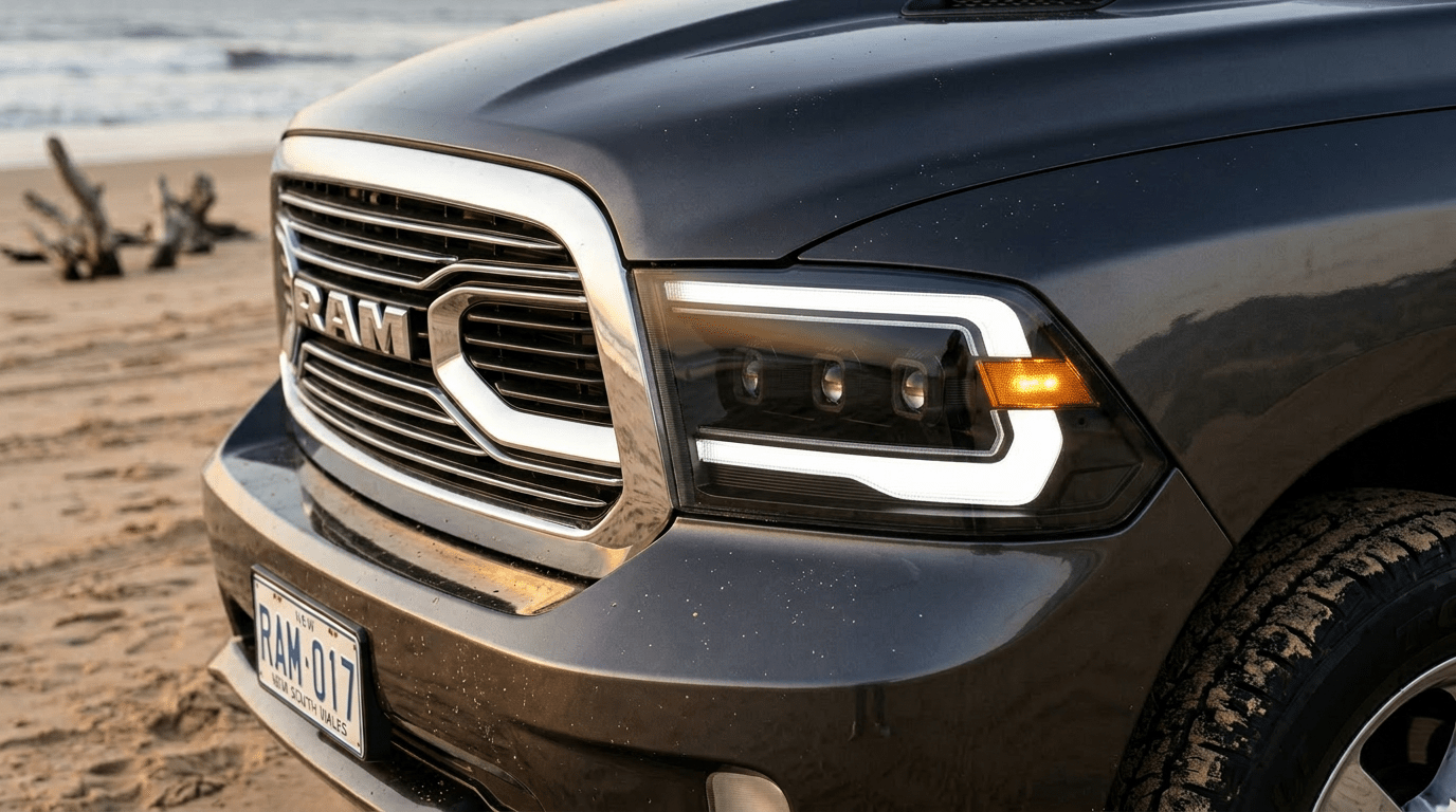 Dodge Ram 1500 2009 - 2018 Premium Projector Headlight - Tech4tourers